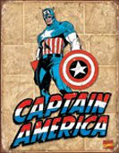 Captain America Retro Panels