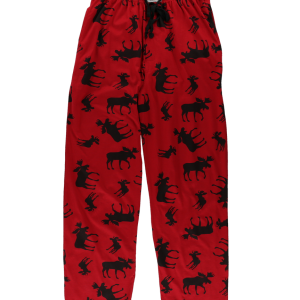 Red Classic Moose | Unisex PJ Pants