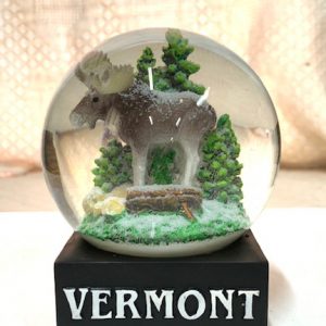 Moose in The Woods Snowglobe