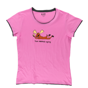 Text Moose-age | Women’s Fitted Tee