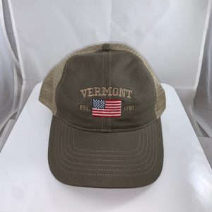 Vermont American Flag Mesh Hat