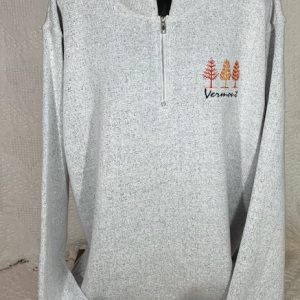 Vermont Salt and Pepper Quarter Zip Sweatshirt