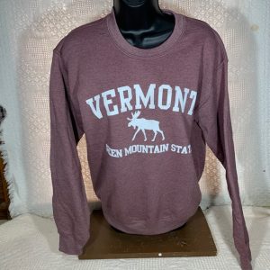 Vermont Green Mountain Moose Crew Neck Sweatshirt