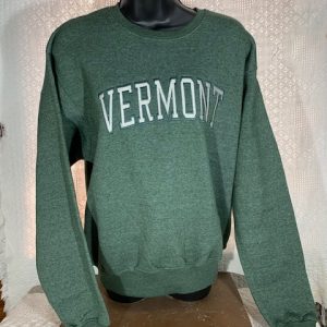 Vermont Embroidered Crew Neck Sweatshirt