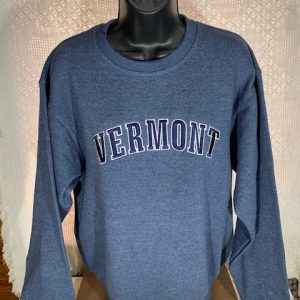 Vermont Embroidered Crew Neck Sweatshirt