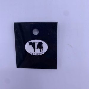 Vermont Black and White Cow Pin