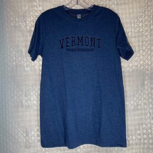 Vermont Green Mountains Embroidered T-Shirt
