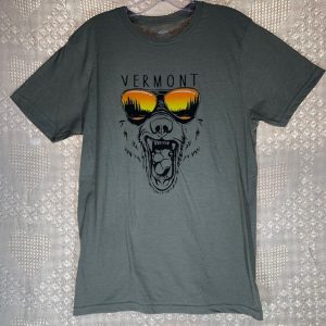 Vermont Wild Bear in Sunglasses T-Shirt