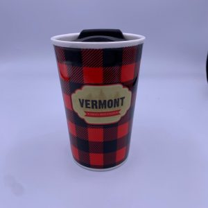 Vermont Red Flannel Pattern Travel Mug