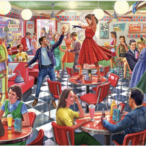 Dancing at the Diner Puzzle 1000 pc.