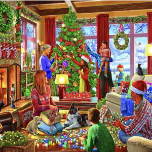 Decorating the Tree Puzzle 1000 pc.