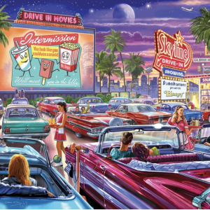 Drive-In Movie Puzzle 1000 pc.