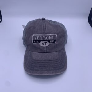 Bordered Vermont Established 1791 Mesh Hat