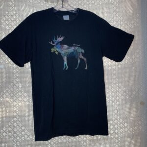 Embroidered Moose T-Shirt